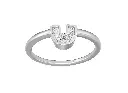 SWAY - Diamond-studded horseshoe motif ring