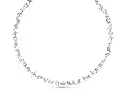 FACETRA - A single line diverse diamond cut necklace