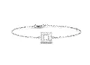 EQUA - A geometric diamond bracelet with concentric square patterns