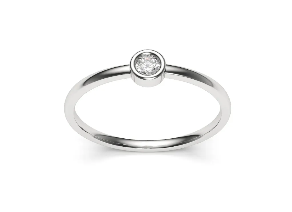 SOLVINA – A minimalist solitaire ring - VR87832