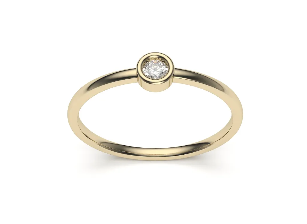 SOLVINA – A minimalist solitaire ring - VR87832