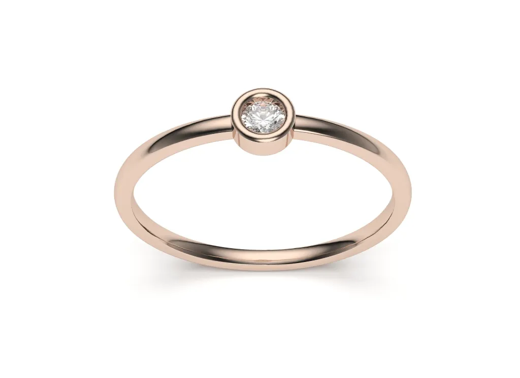 SOLVINA – A minimalist solitaire ring - VR87832