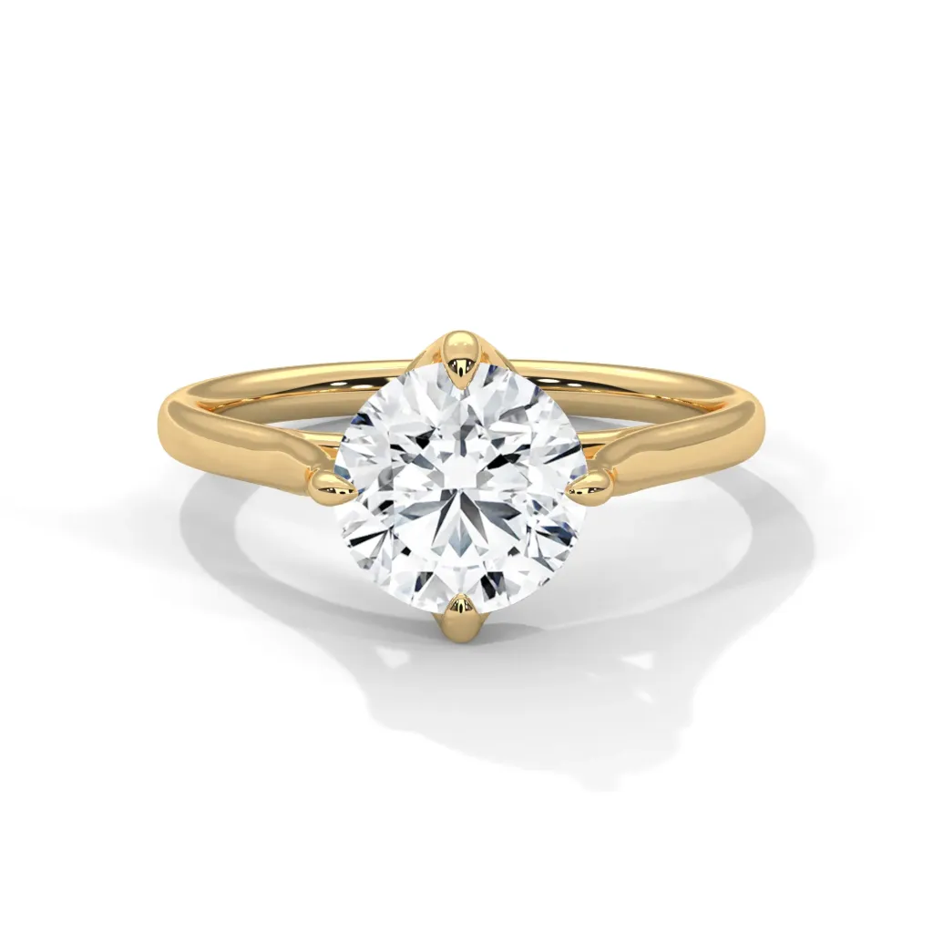 Heliora - cathedral solitaire ring - VR88104