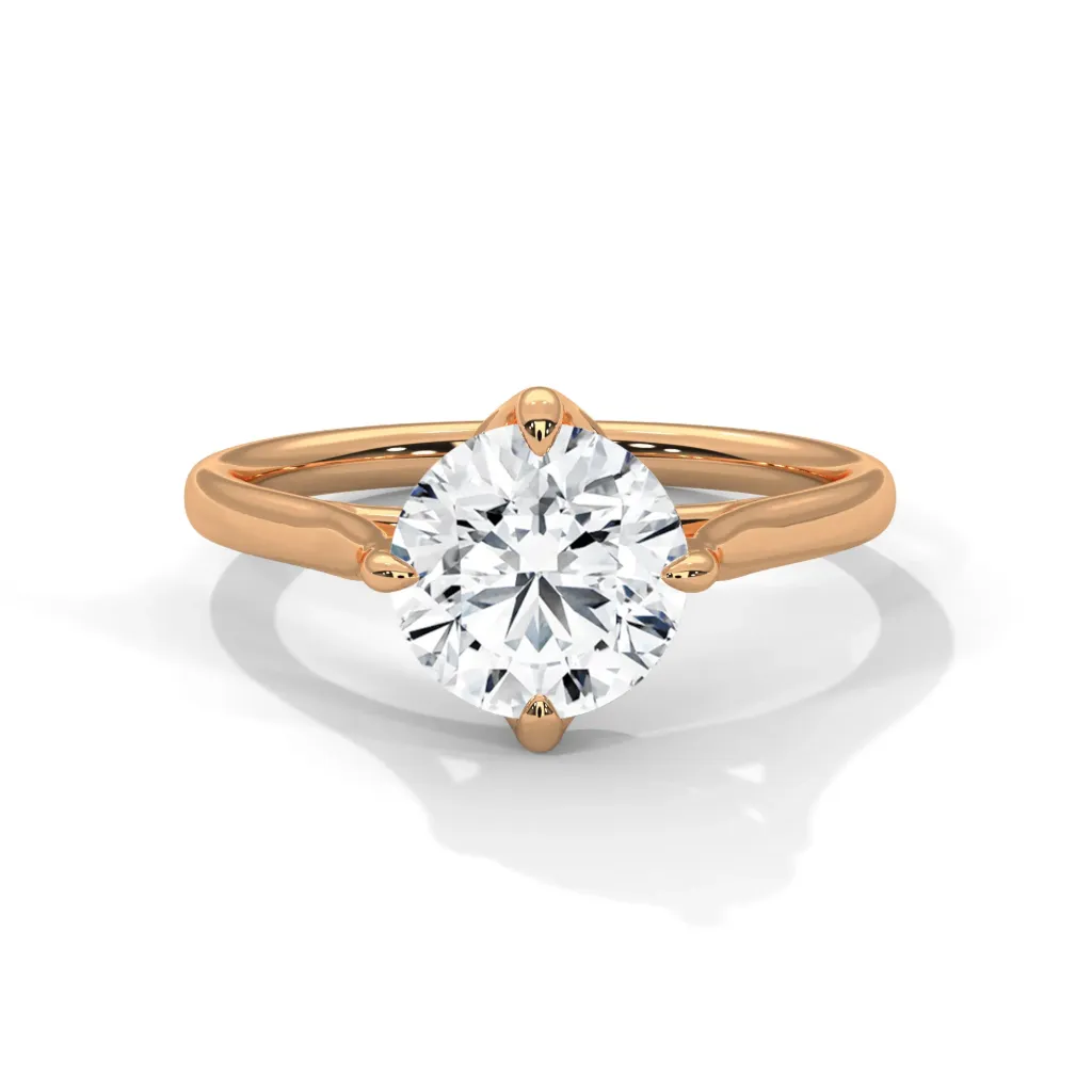 Heliora - cathedral solitaire ring - VR88104