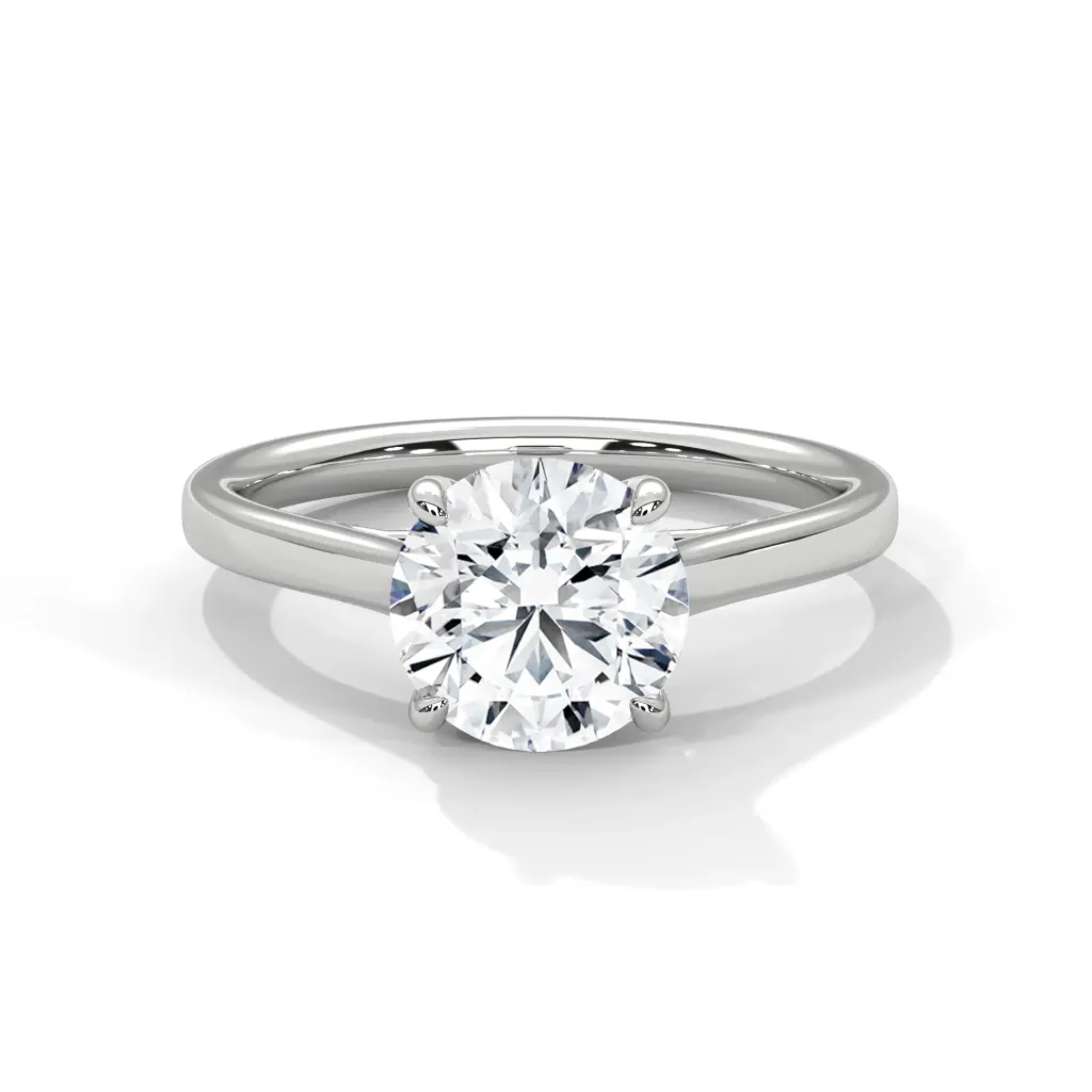 Roselle - classic solitaire ring - VR87876