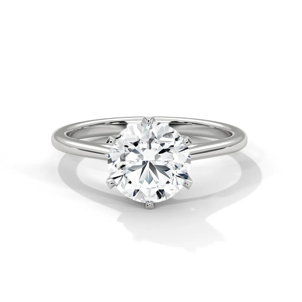 Elowen - six prong solitaire ring – VR87878