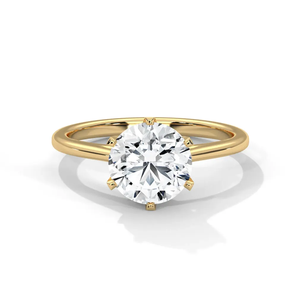 Elowen - six prong solitaire ring – VR87878