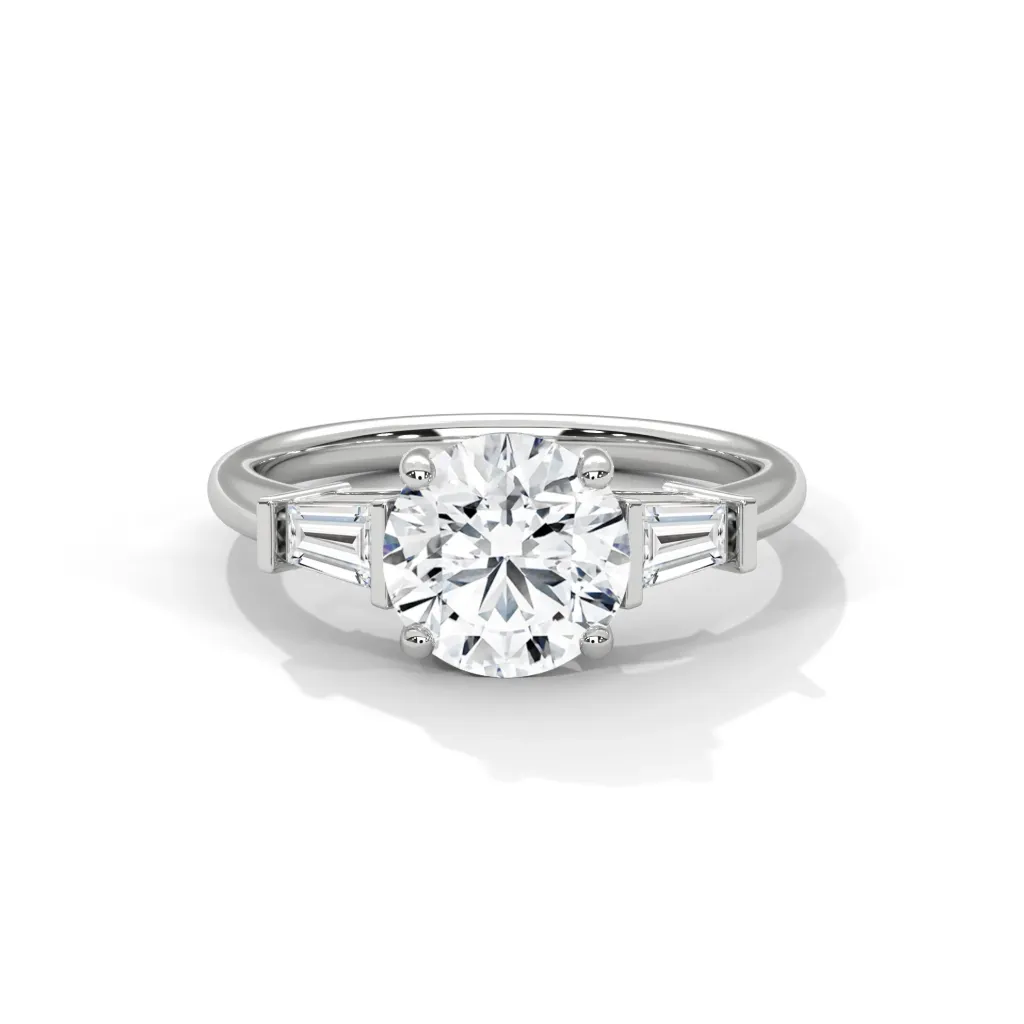 Winselle - three stone statement ring - VR88117 (White)