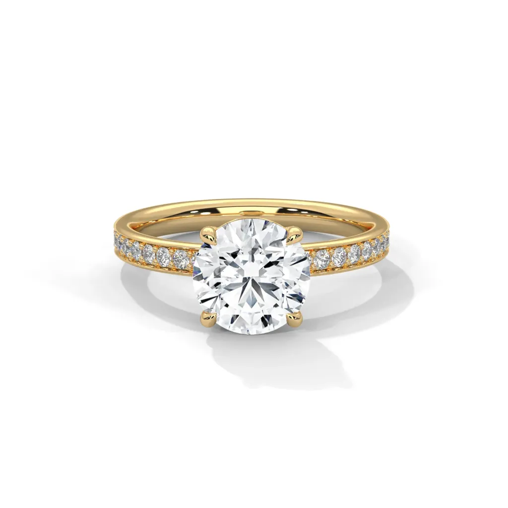 Ysolde - classic solitaire ring - VR87883
