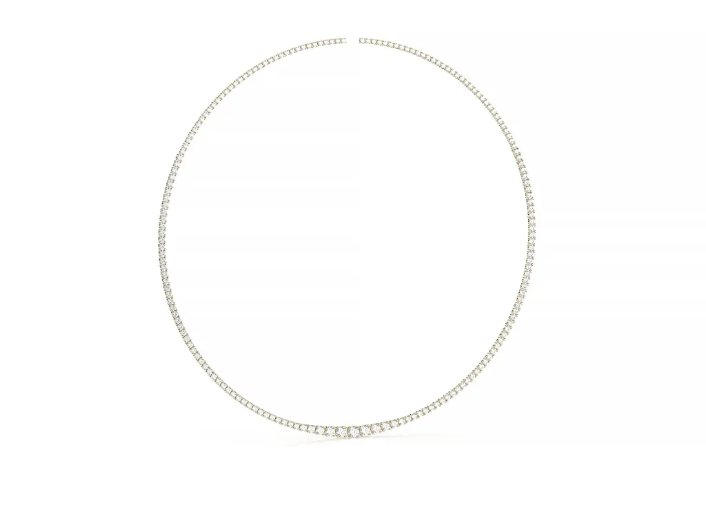 TESSALlATE - Round diamond circlet necklace-VN2391