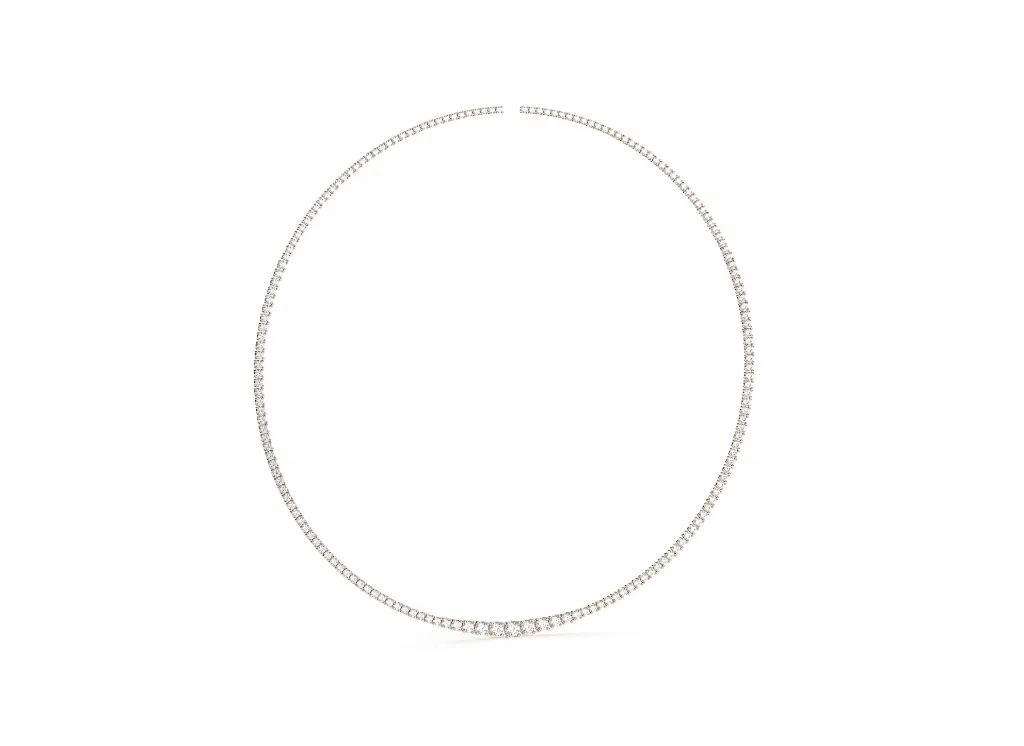 TESSALlATE - Round diamond circlet necklace-VN2391