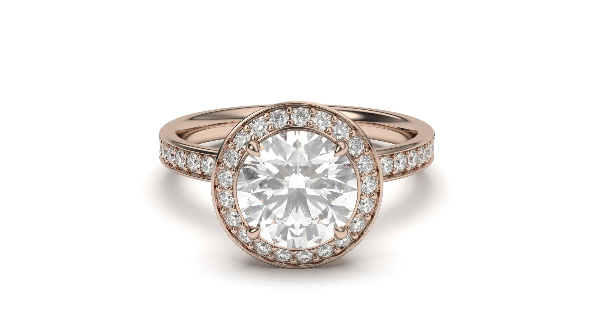 Vespera - split shank solitaire ring - VR87904