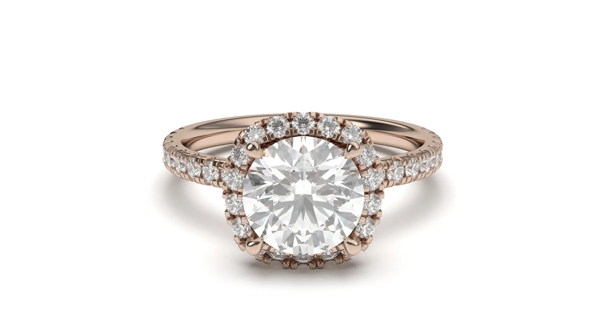 Vespera - split shank solitaire ring - VR87905