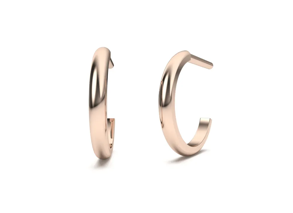 HALORA - semi-circular earring - VER1256