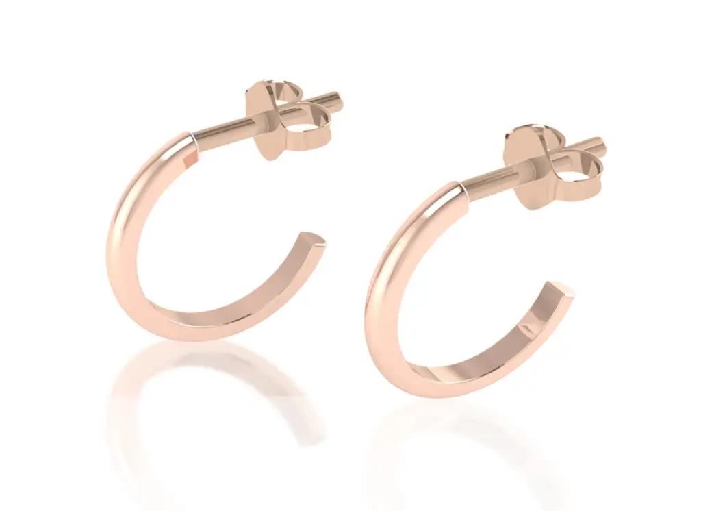 HALORA - semi-circular earring - VER1256