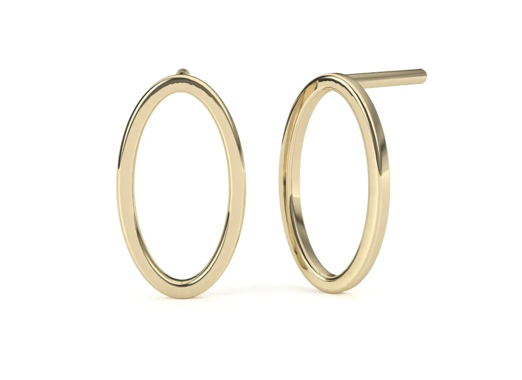 LOOPELLE-circular hoop earrings - VER1262