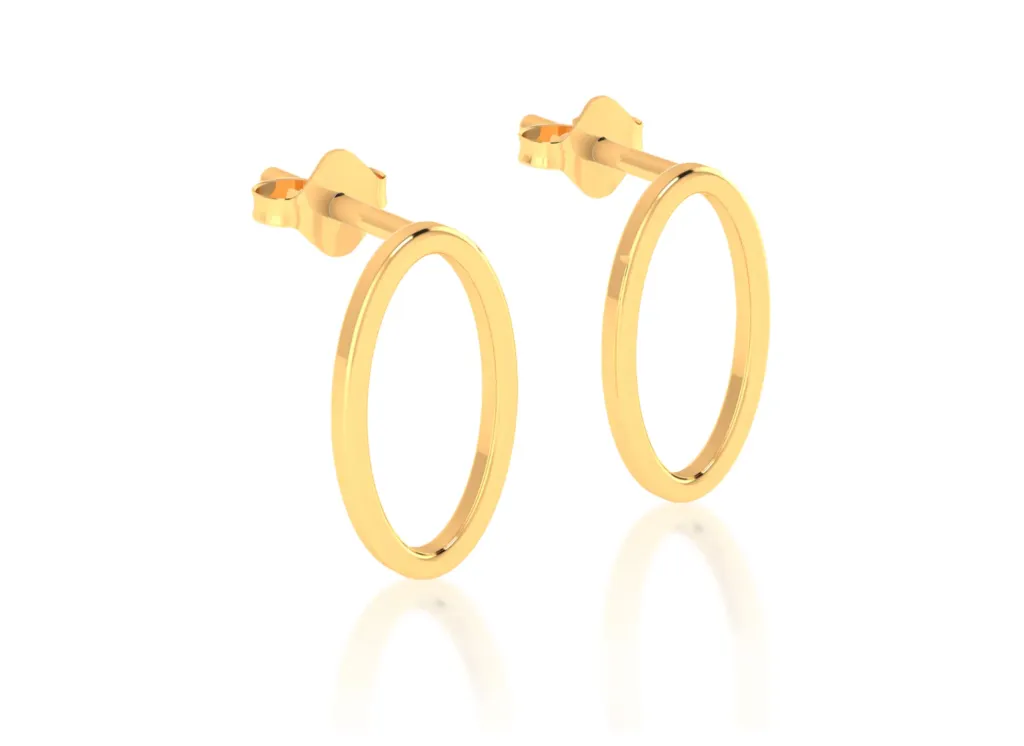 LOOPELLE-circular hoop earrings - VER1262