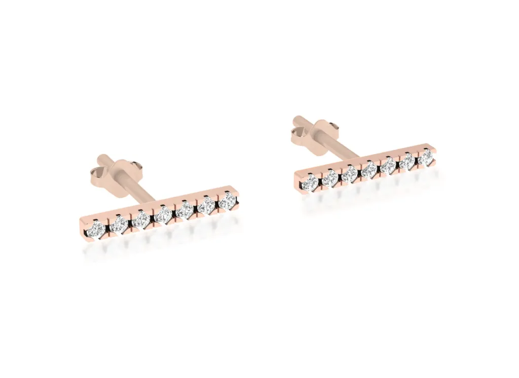 LINEA-Bar style earrings - VER1264