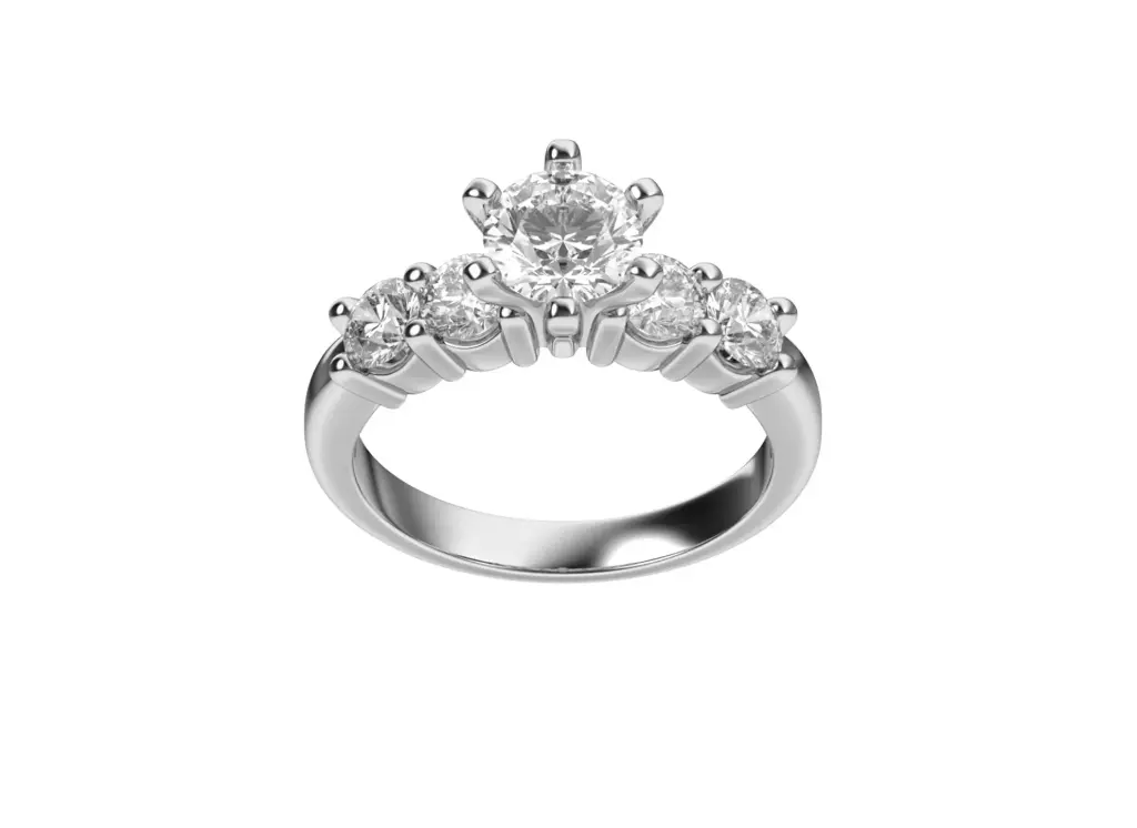 QUINA — Five-stone ring-VR70046