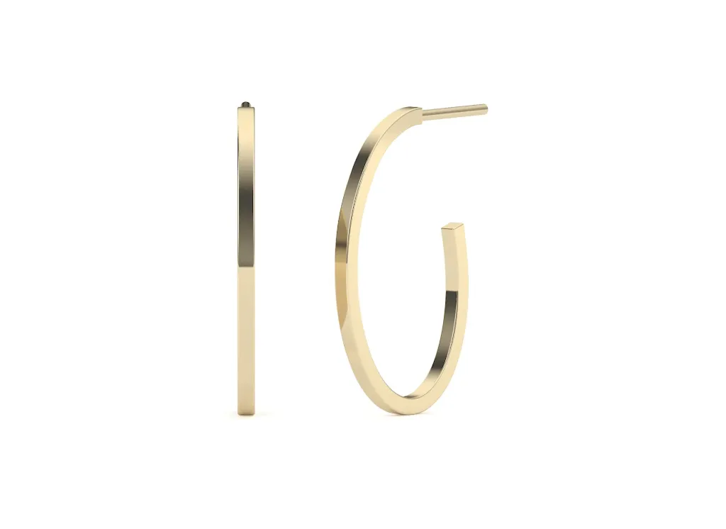 AMORELLE-open loop earrings - VER1269