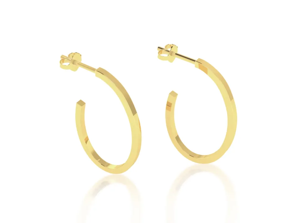 AMORELLE-open loop earrings - VER1269