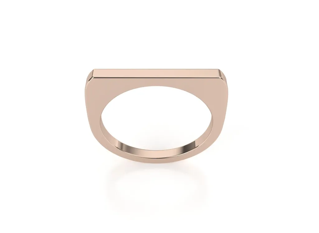 RECTURA-flat rectangular top ring - VR87727