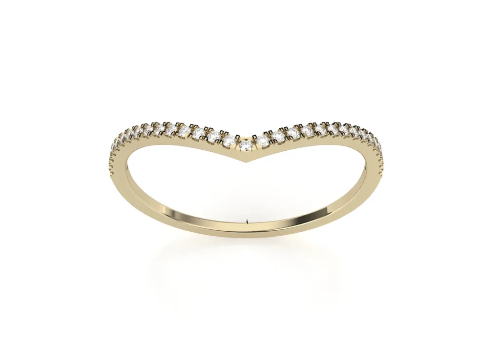 VEYRA-chevron designed ring - VR87729