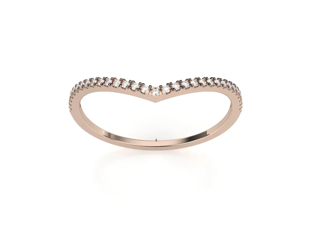 VEYRA-chevron designed ring - VR87729