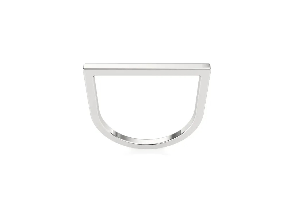 ORVARA-A flat horizontal bar connected to a U-shaped band - VR87730 (White)