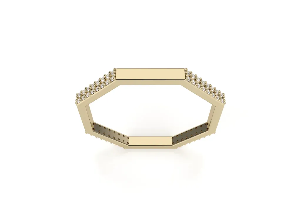 OCTARA-octagonal ring - VR87733