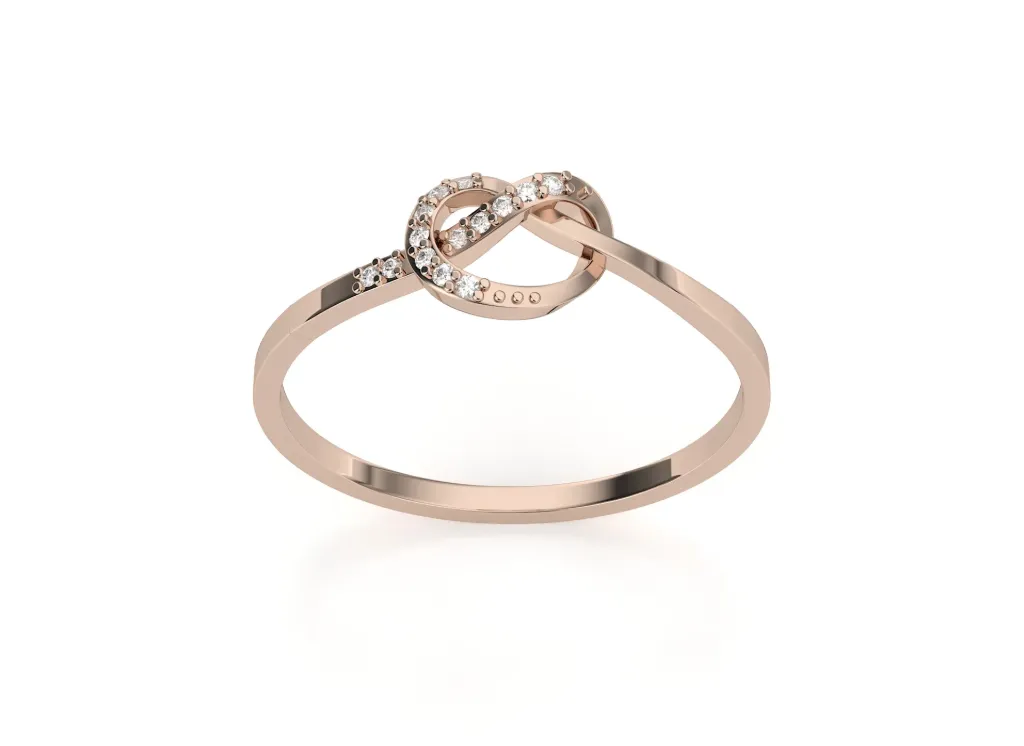 KNIORA-central knot motif ring - VR87743