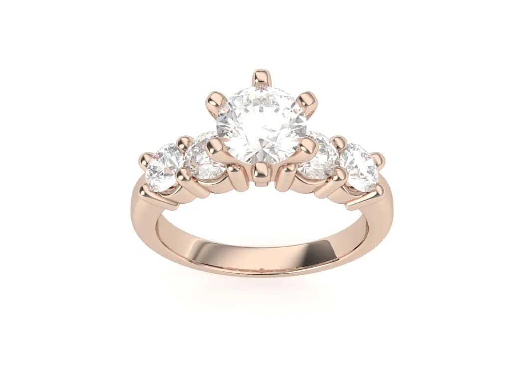 QUINA — Five-stone ring-VR70046