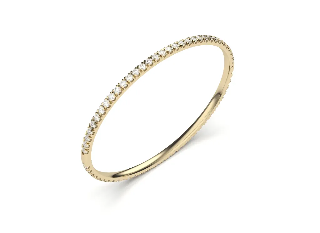 VEYRA - An eternity bangle featuring a seamless row of encircling round-cut diamonds-VB1829