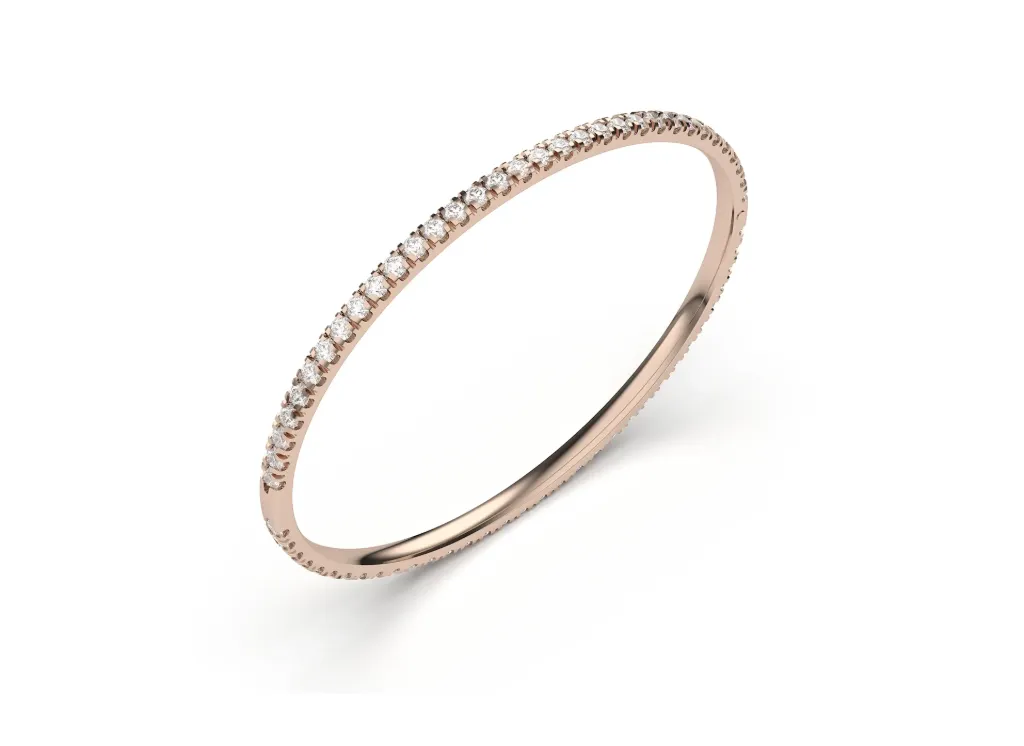 VEYRA - An eternity bangle featuring a seamless row of encircling round-cut diamonds-VB1829