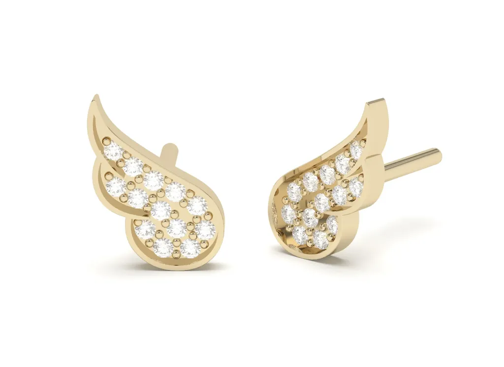 WINGORA-wing-shaped earrings - VER29919