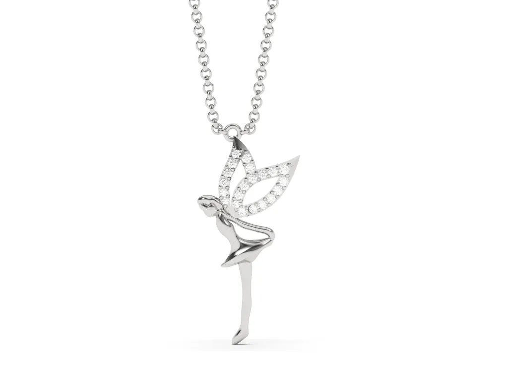 FRYLISSE-pendant featuring a fairy adorned with wings - VPD1051