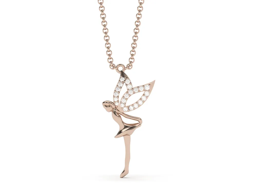 FRYLISSE-pendant featuring a fairy adorned with wings - VPD1051