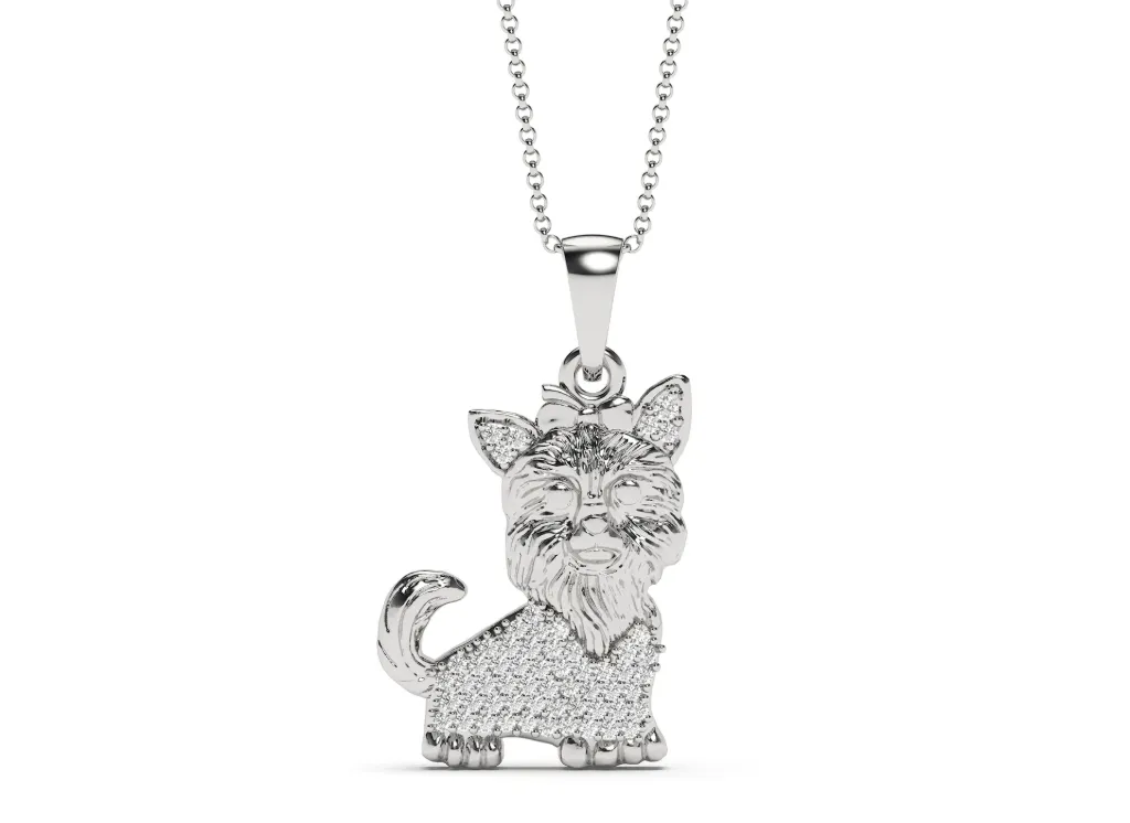 CANIVRA-pendant featuring a sculpted dog motif - VPD53921