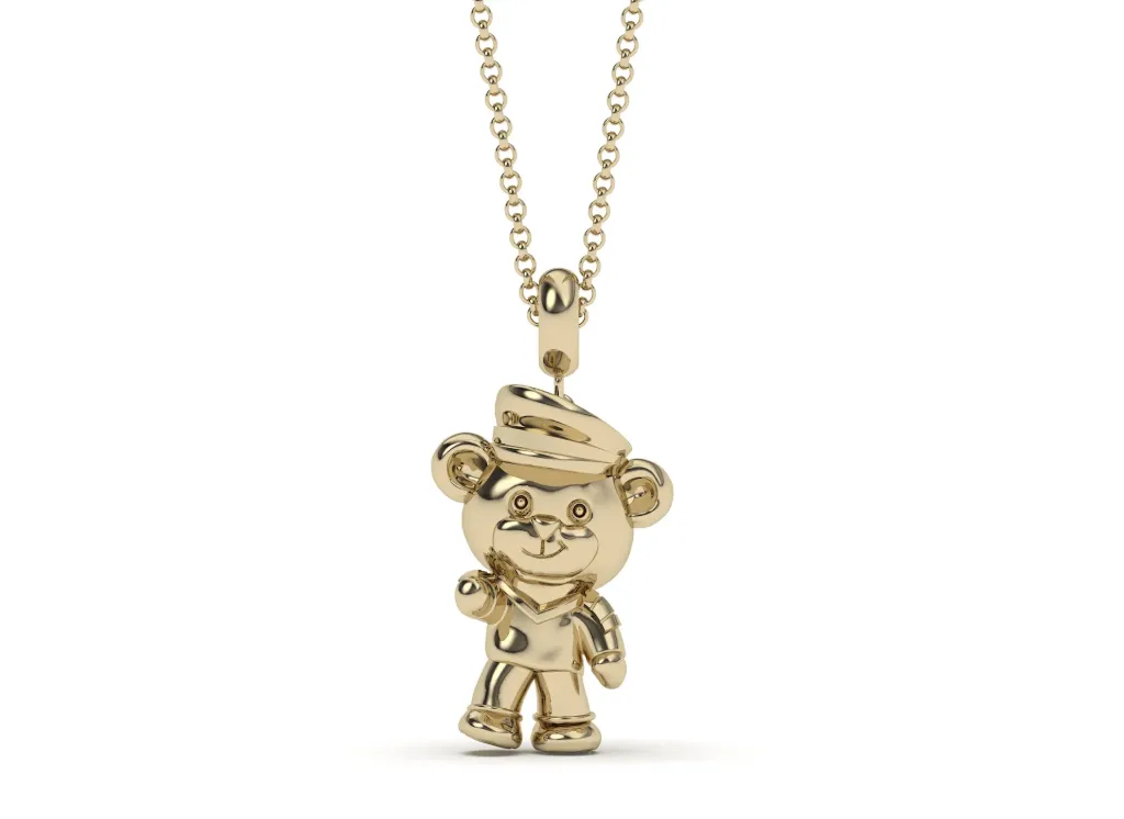 NAUTIBEAR-pendant featuring a sailor bear - VPD1087