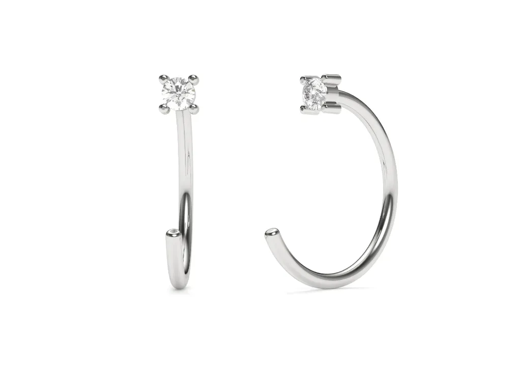 LUNISSE-open hoop earrings - VER29878