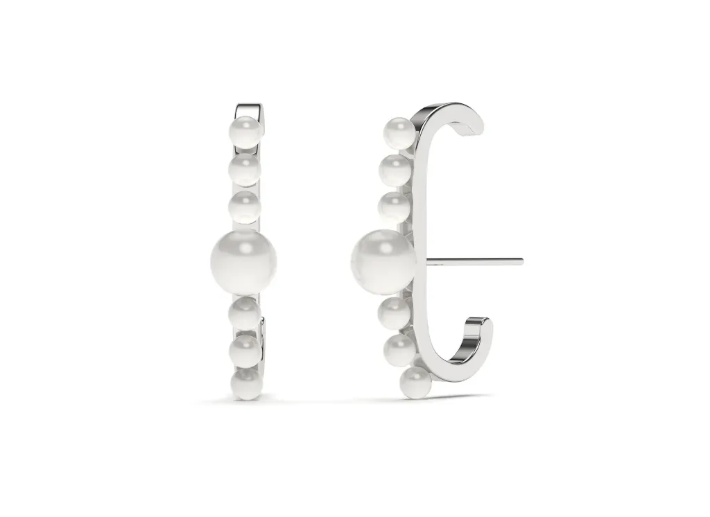PEARLY-pearl earrings - VER29893