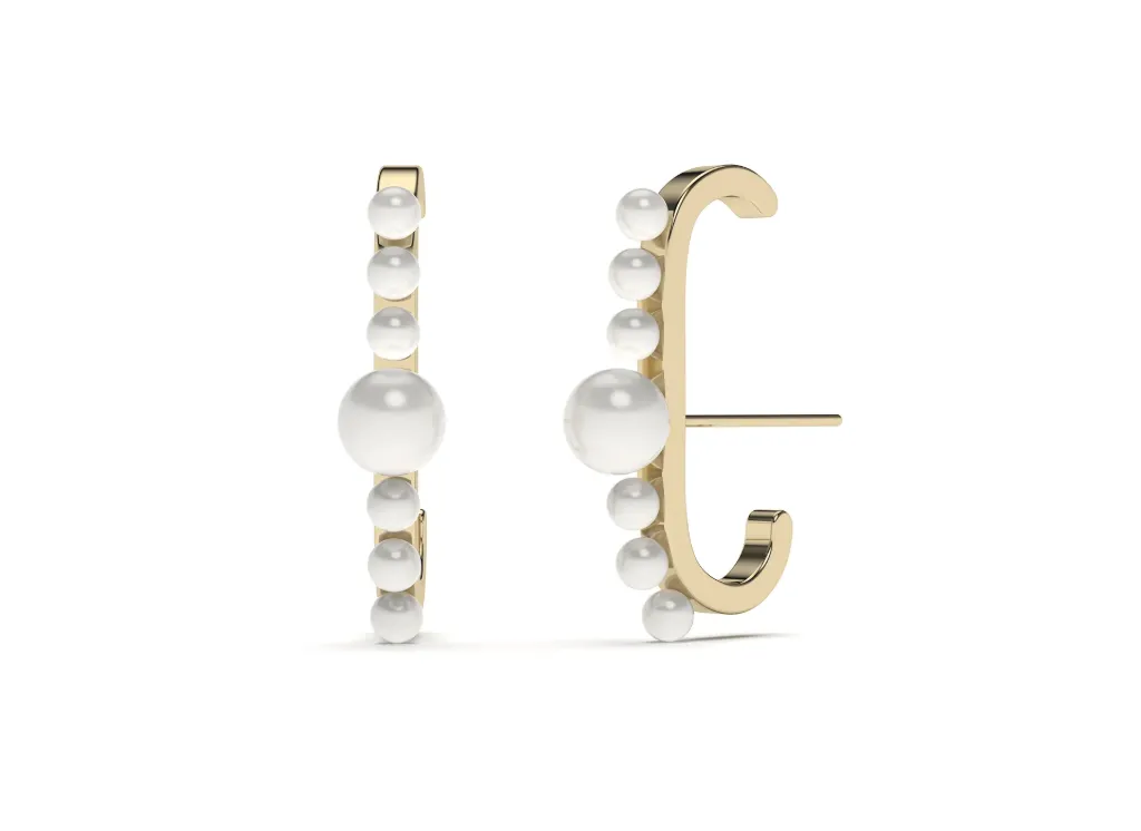 PEARLY-pearl earrings - VER29893