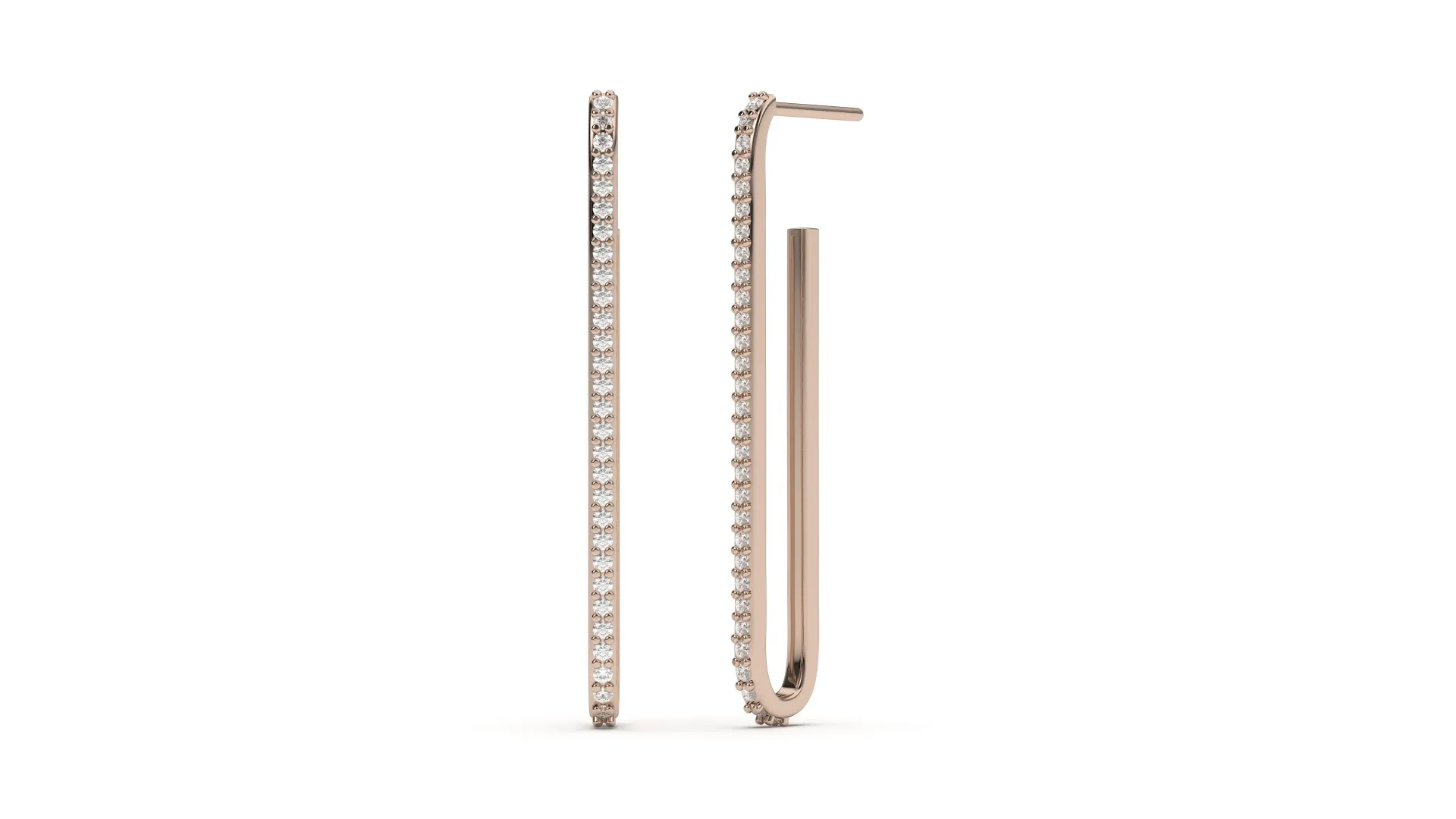 RECTINGRA-rectangular dangling earrings - VER29896