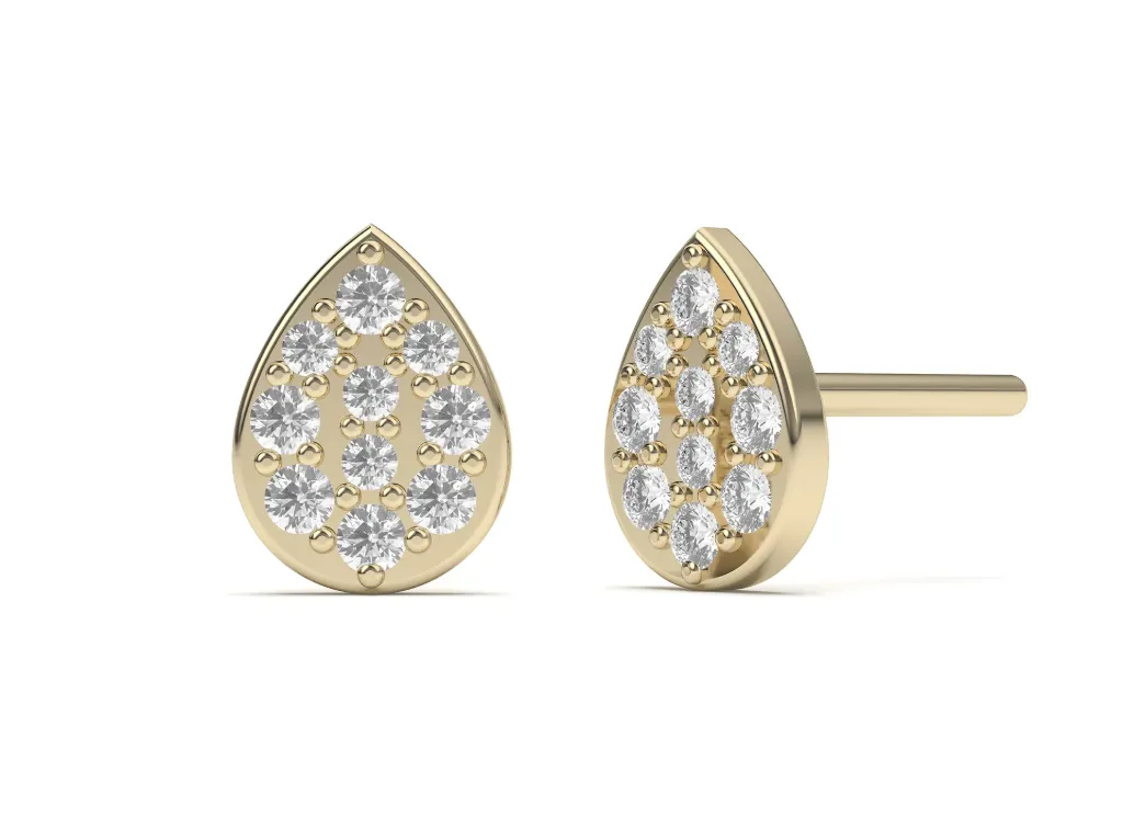 ZYNARA-teardrop-shaped earrings - VER29912