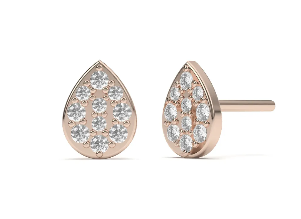 ZYNARA-teardrop-shaped earrings - VER29912
