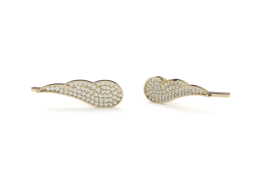 WINGY-earrings shaped like wings - VER29920