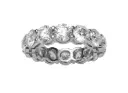 LUMINAIRE-Dazzling eternity band featuring luminous round diamonds