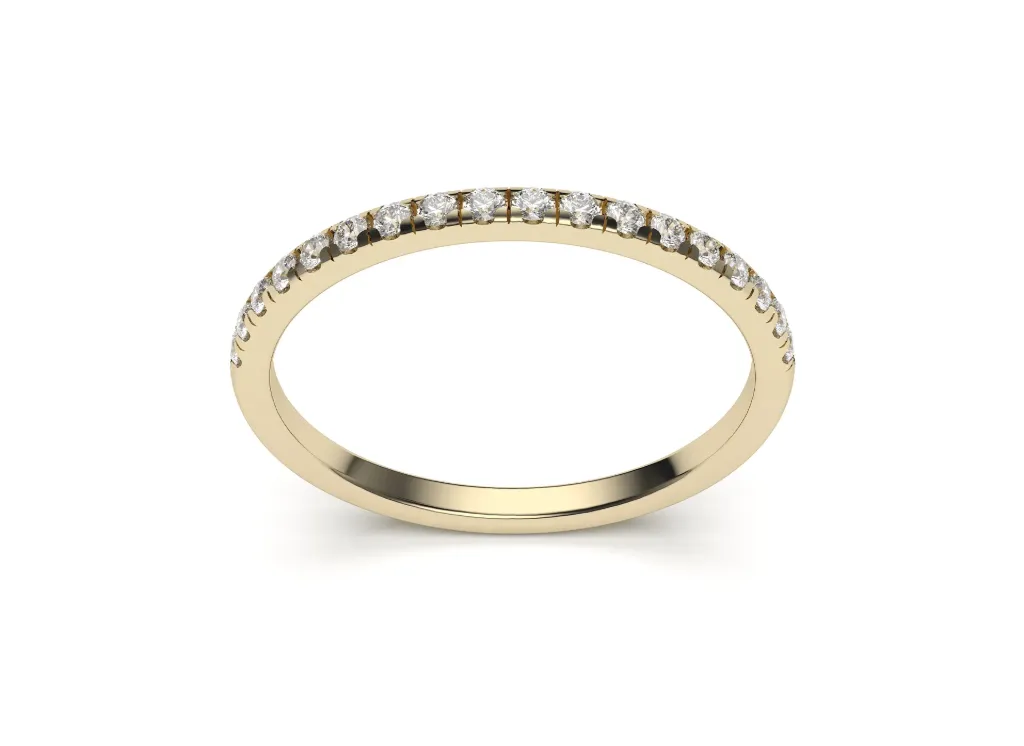SERAVESSA-half eternity ring band- VR87789