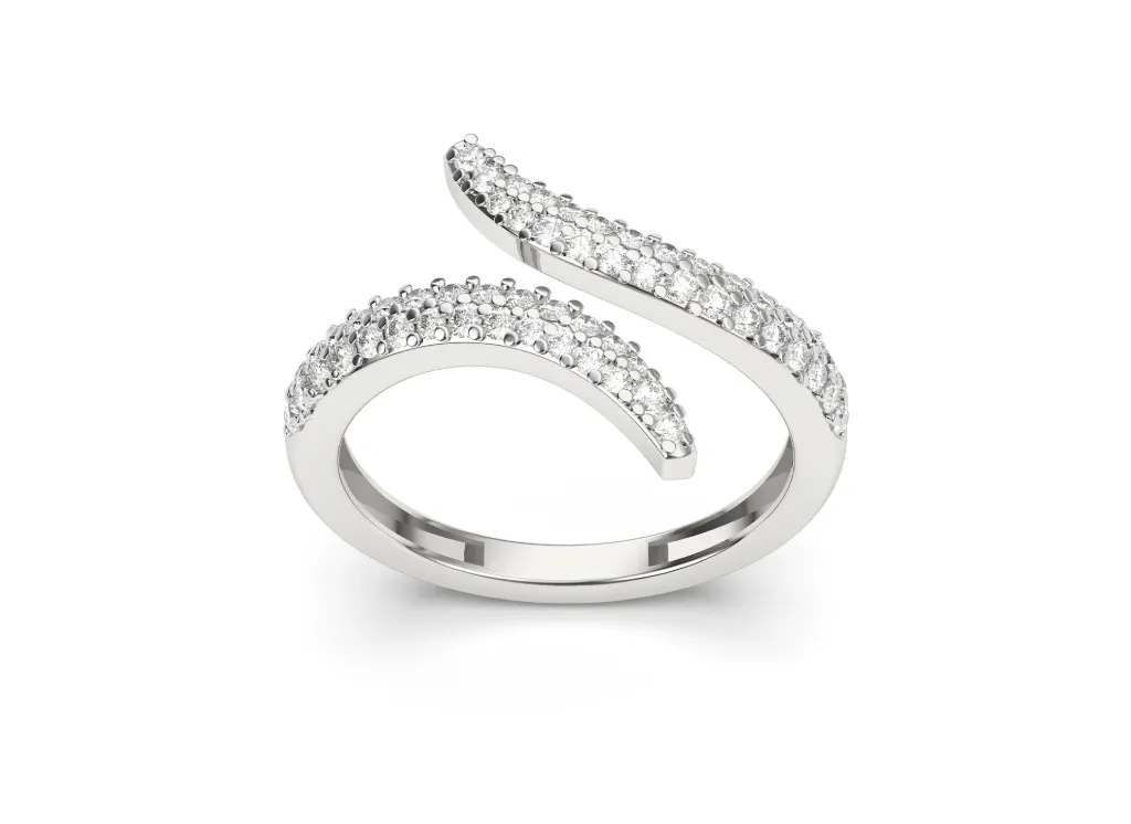 SPIRAVIEL-An open spiral ring band - VR87796