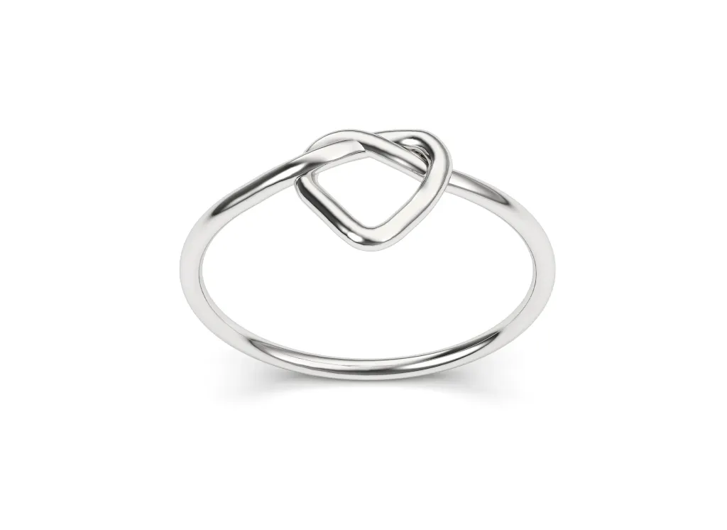 KNOTTE-a minimalist knot-like looping ring band - VR87791